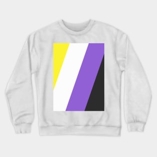 Proud Nonbinary Pride Flag (Proud LGBTQ+ Community Pride Flag) v2 Crewneck Sweatshirt